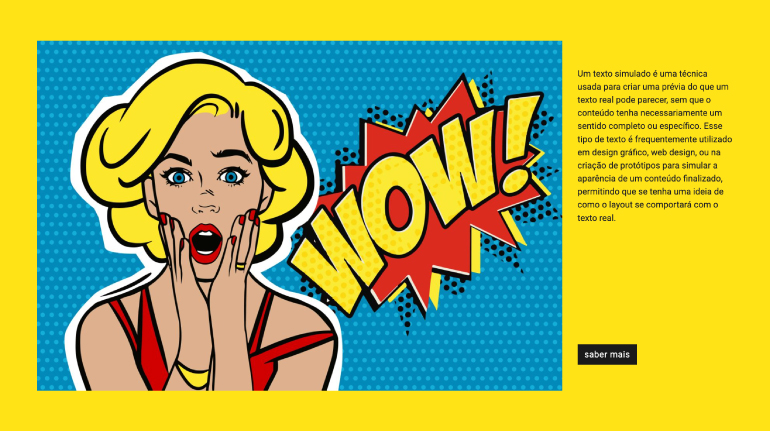 General configuration of the image text block in Studio CMS